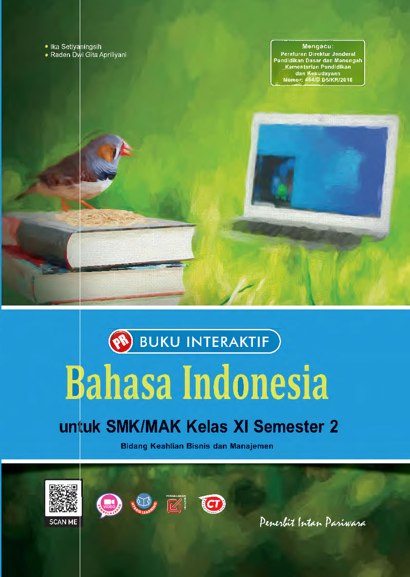 Buku Interaktif: PR Bahasa Indonesia XI SMK Semester 2 2021
