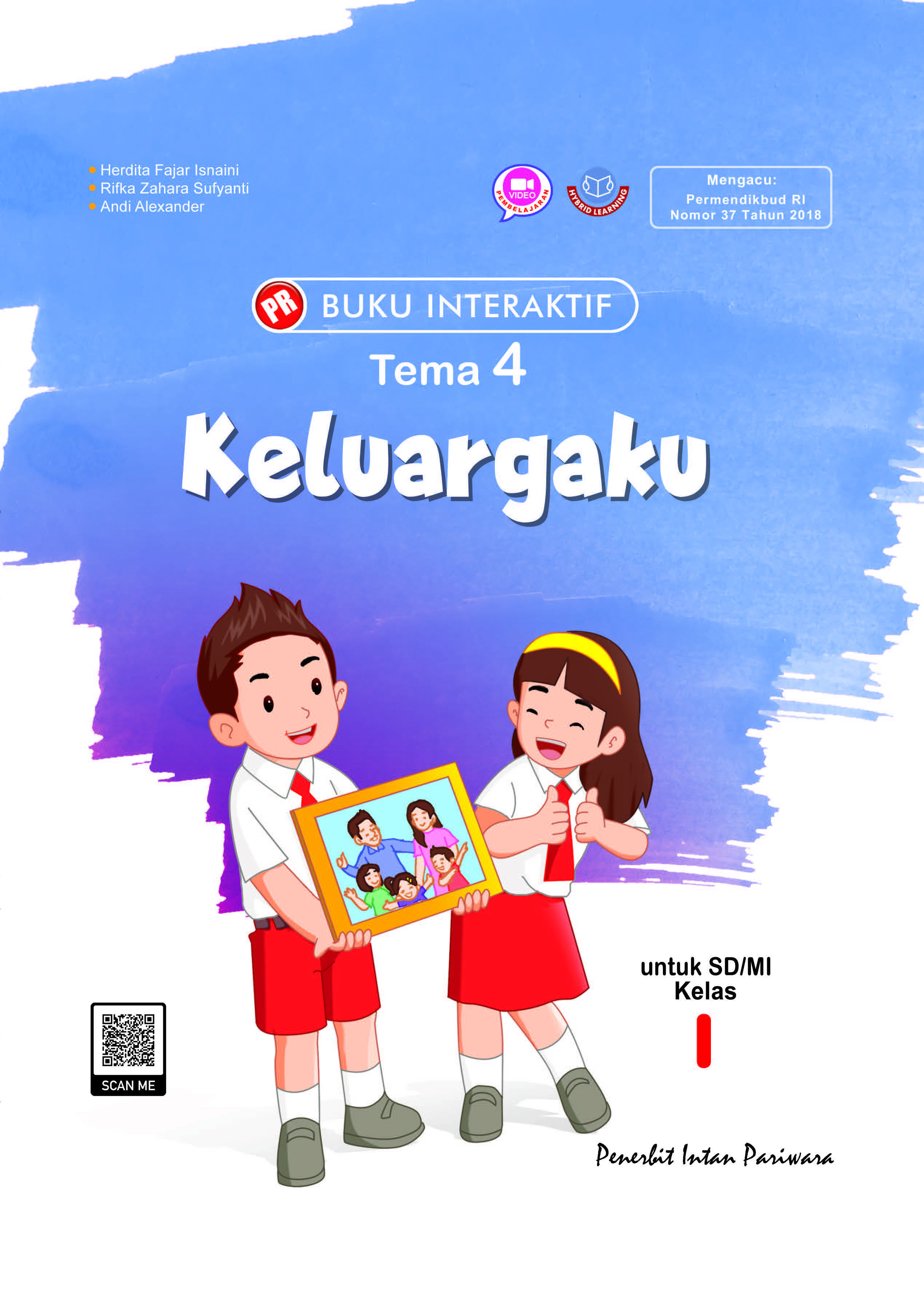 Buku Interaktif: PR Kelas I Tema 4 Keluargaku 2021